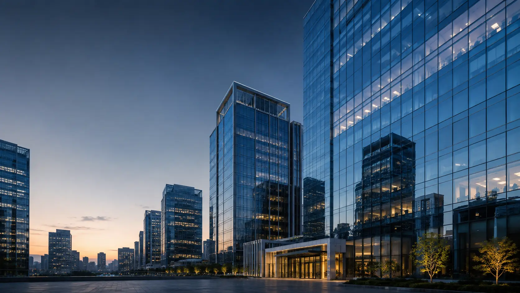 1786785814 Corporate Buildings Representing Corporate Debt Restructuring And Financial Recovery In India.