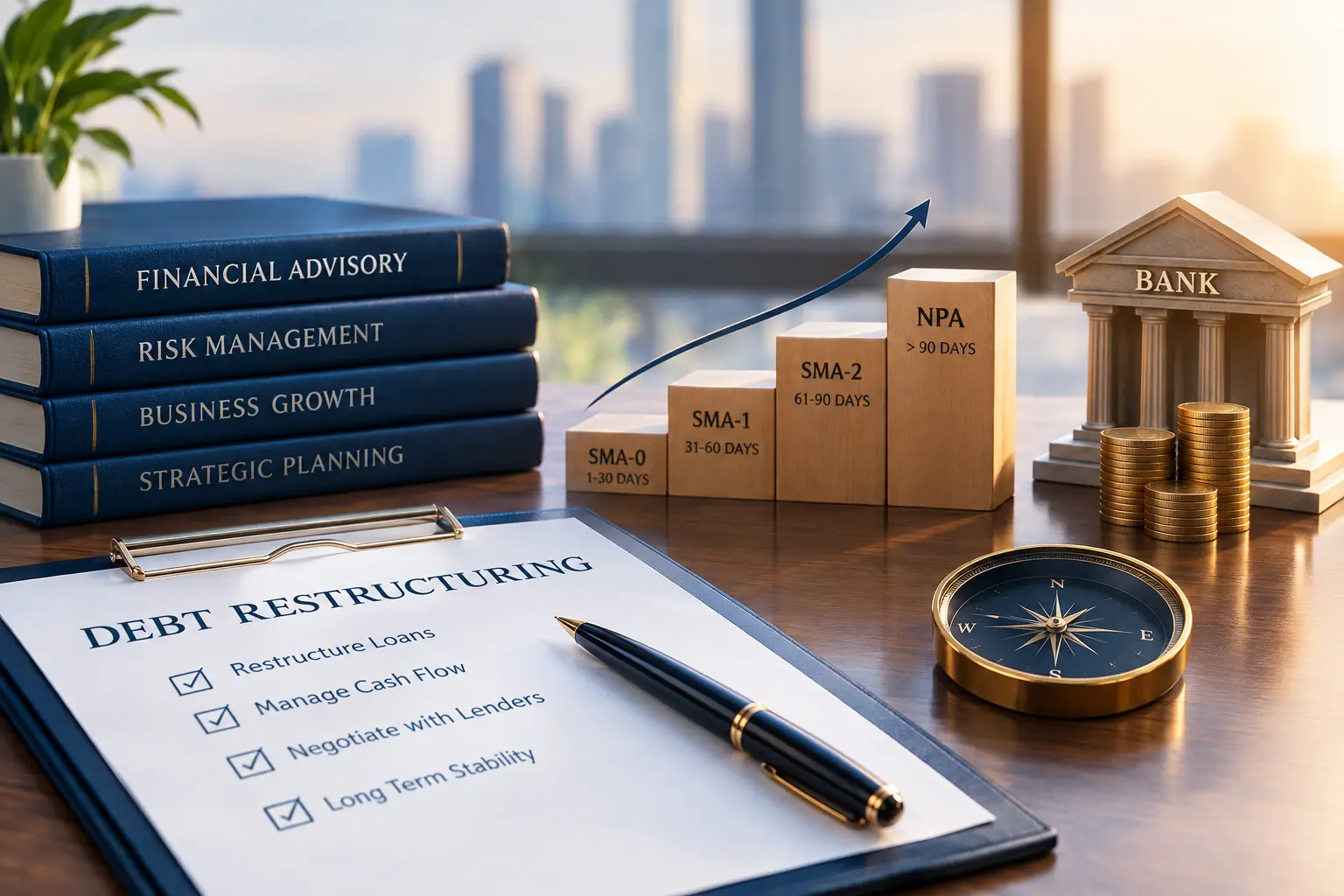 1789633625 Debt Restructuring Roadmap For Indian Businesses  Showing SMA And NPA Stages  Bank Finance And Strategic Debt Management